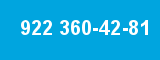 922 360-42-81 922 360-42-81